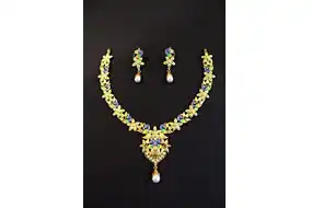 Stone Necklace with earring