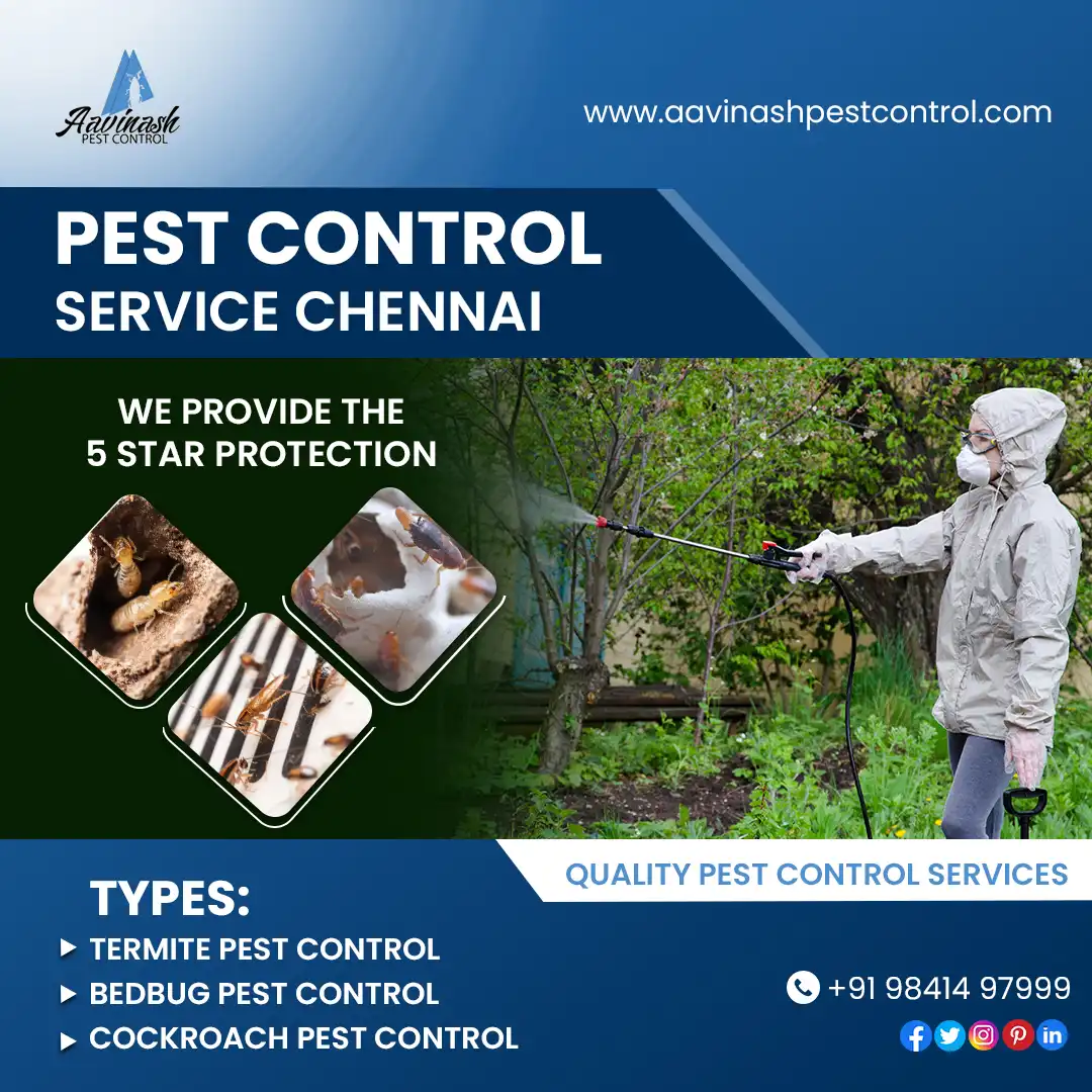 Residential & Commercial Pest Control Services in Chennai - Aavinashpestcontrol.com