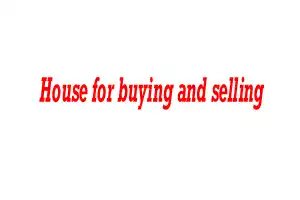 house for buying and selling
