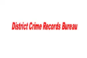 District Crime Records Bureau