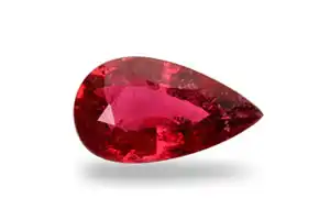 1.15ct Rubellite Pear 9.50x6.25mm Faceted | Red Pink Color Natural Gemstone