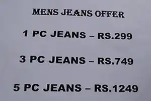 Mens Jeans Offer
