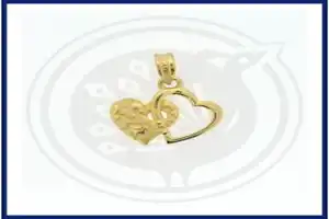 Casting Double Heartin Pendant